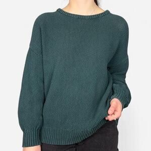 Old navy green textured knit